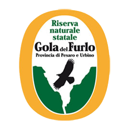 Logo della Riserva naturale statale Gola del Furlo Provincia di Pesaro Urbino